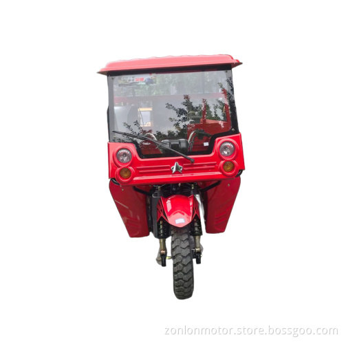 Tuktuk Tricycle with driver's cab for transportation